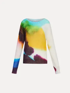 Abstract Watercolor Pullover