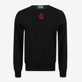 Alexander McQueen Upside Down Skull Logo Knitwear