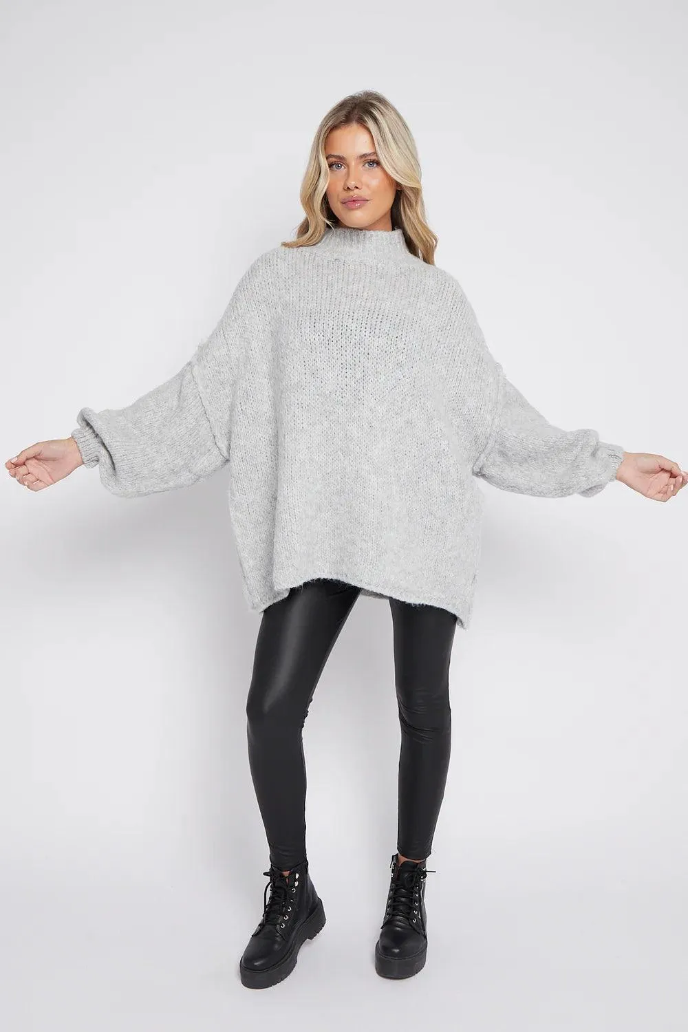 Allegra Bubble Sleeve Jumper