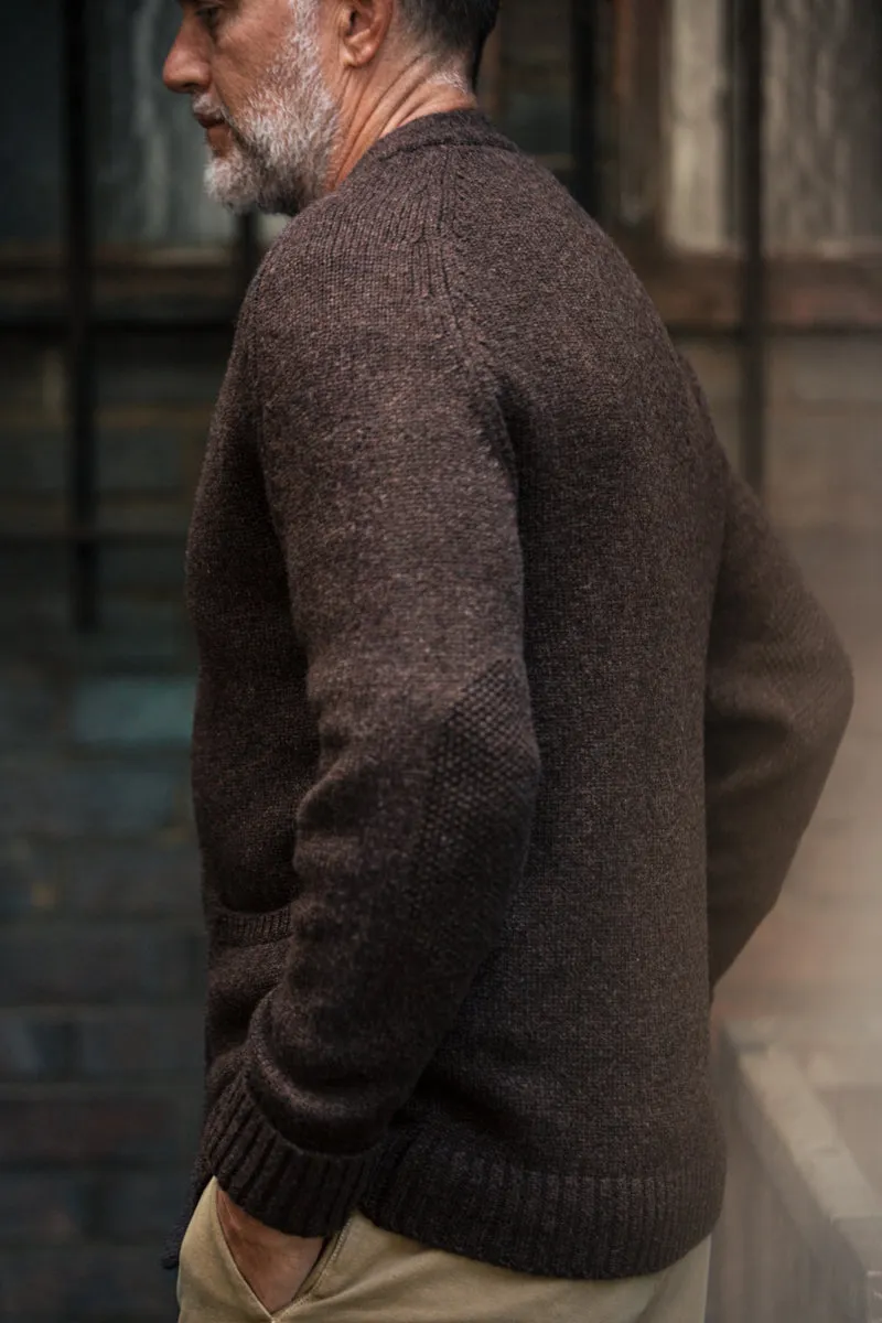 &SONS Palmer Cardigan Brown