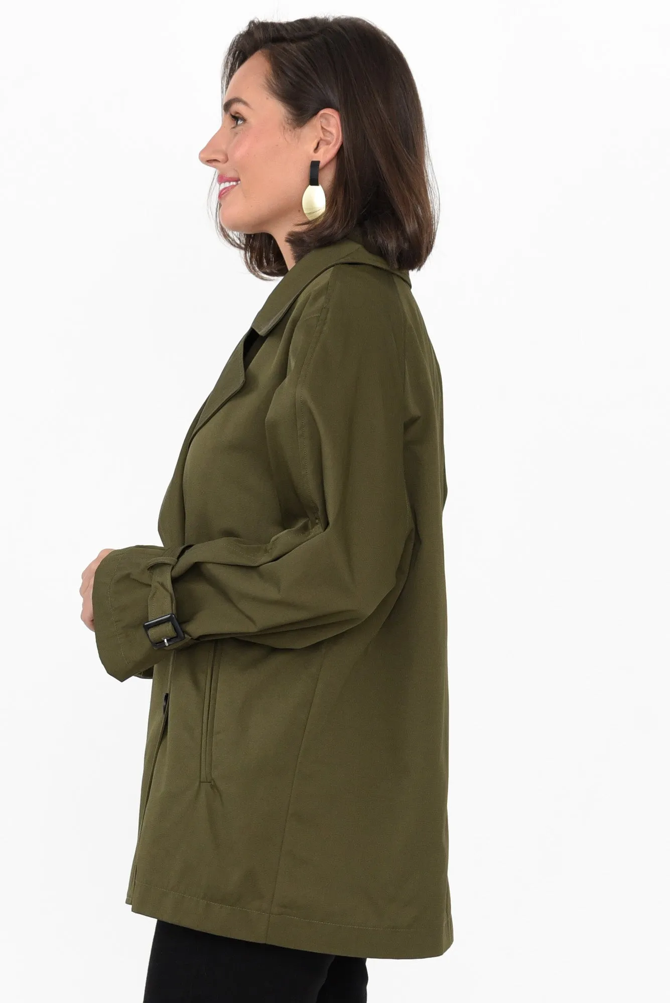 Ayele Khaki Double Breasted Jacket