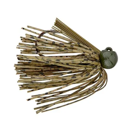 Bass Patrol Silicone Western Football Jig (Green Pumpkin  1/2 Oz)