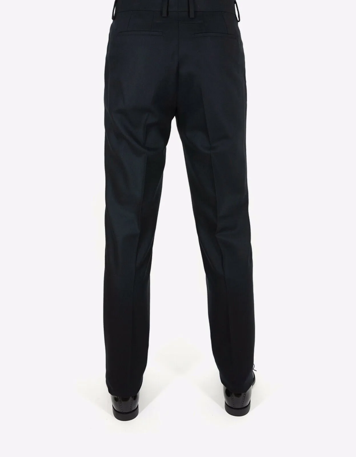 Black Wool Trousers