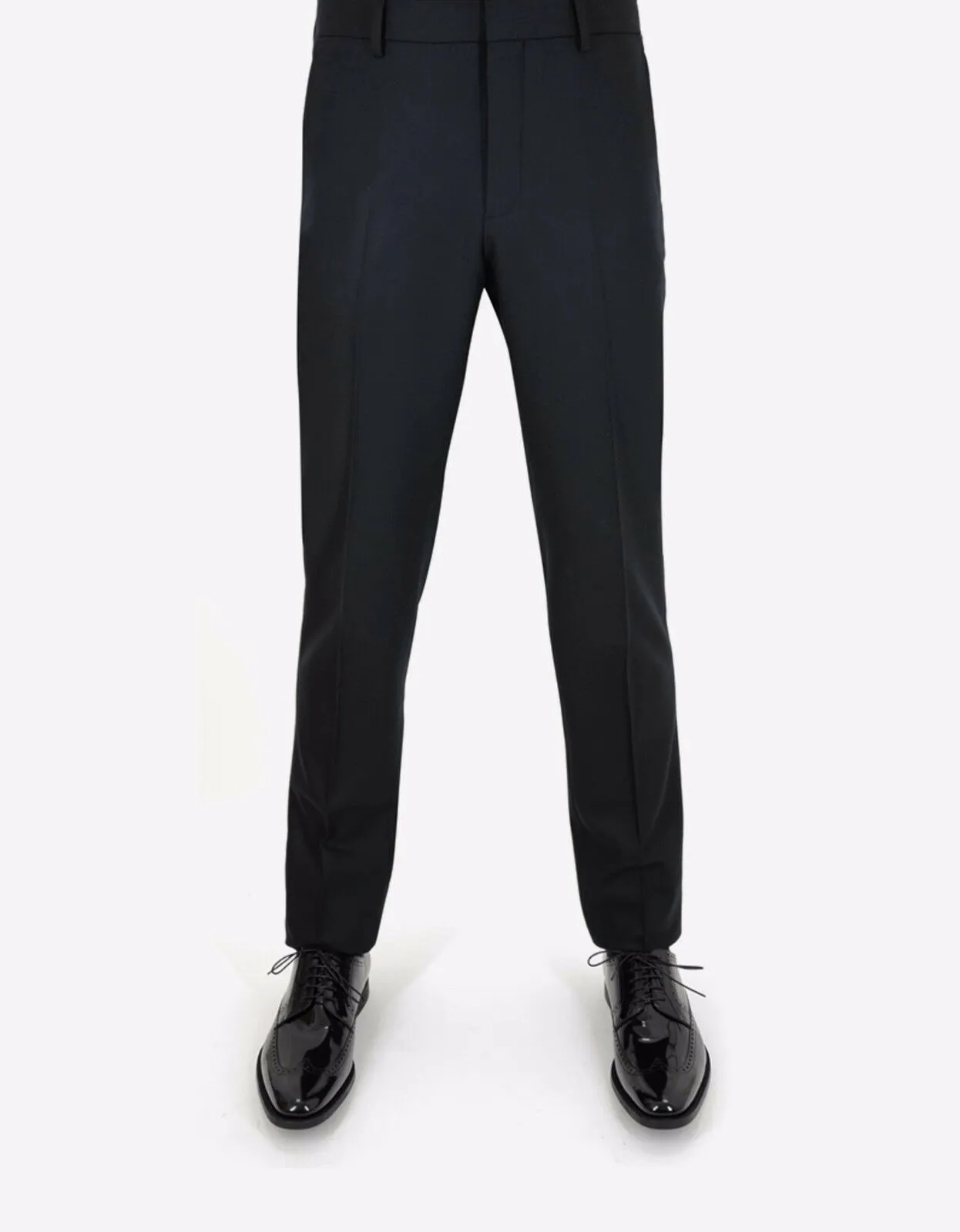 Black Wool Trousers