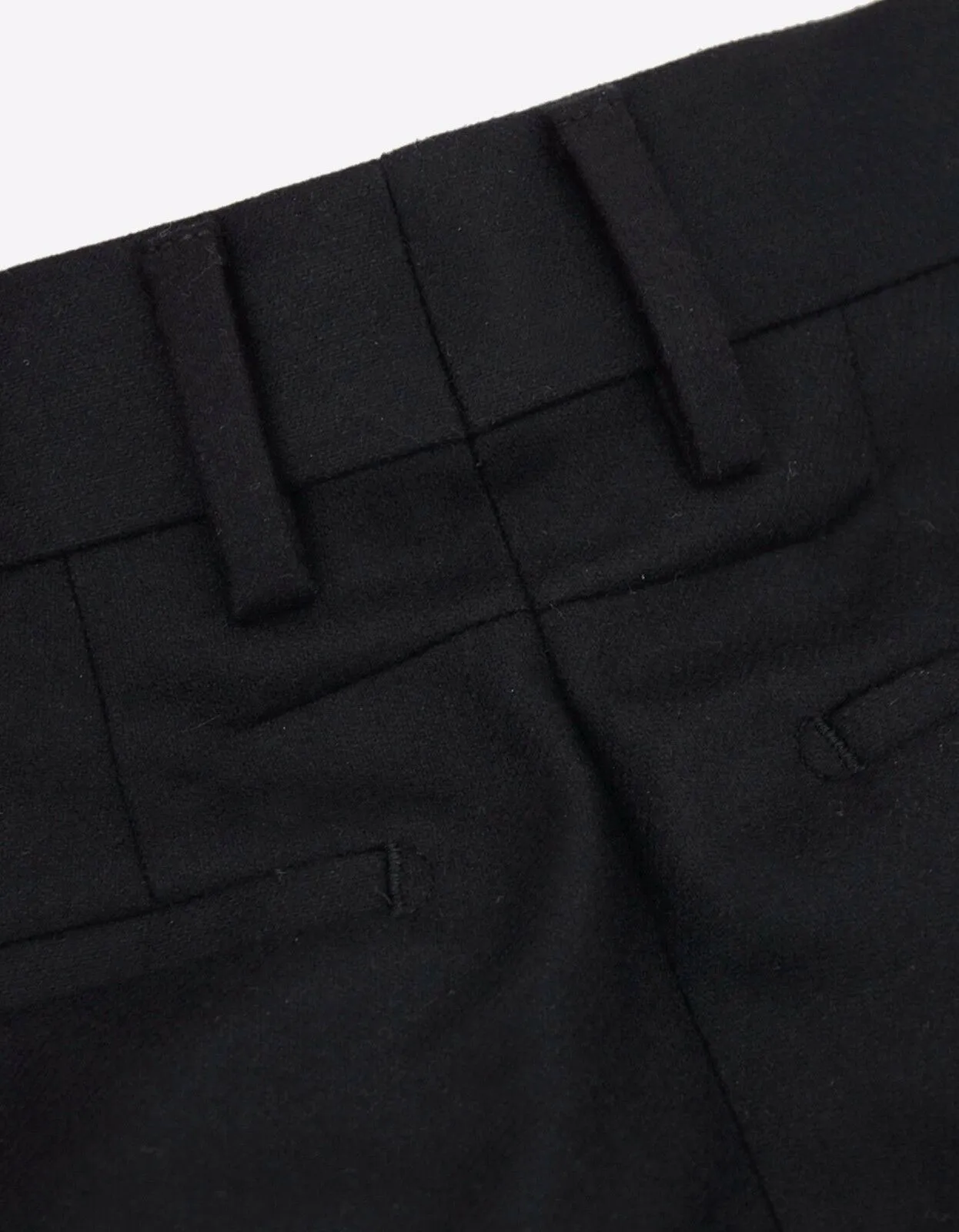 Black Wool Trousers