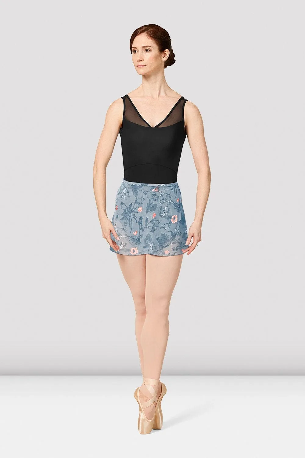 Bloch MS157 Printed Mesh Adult Skirt