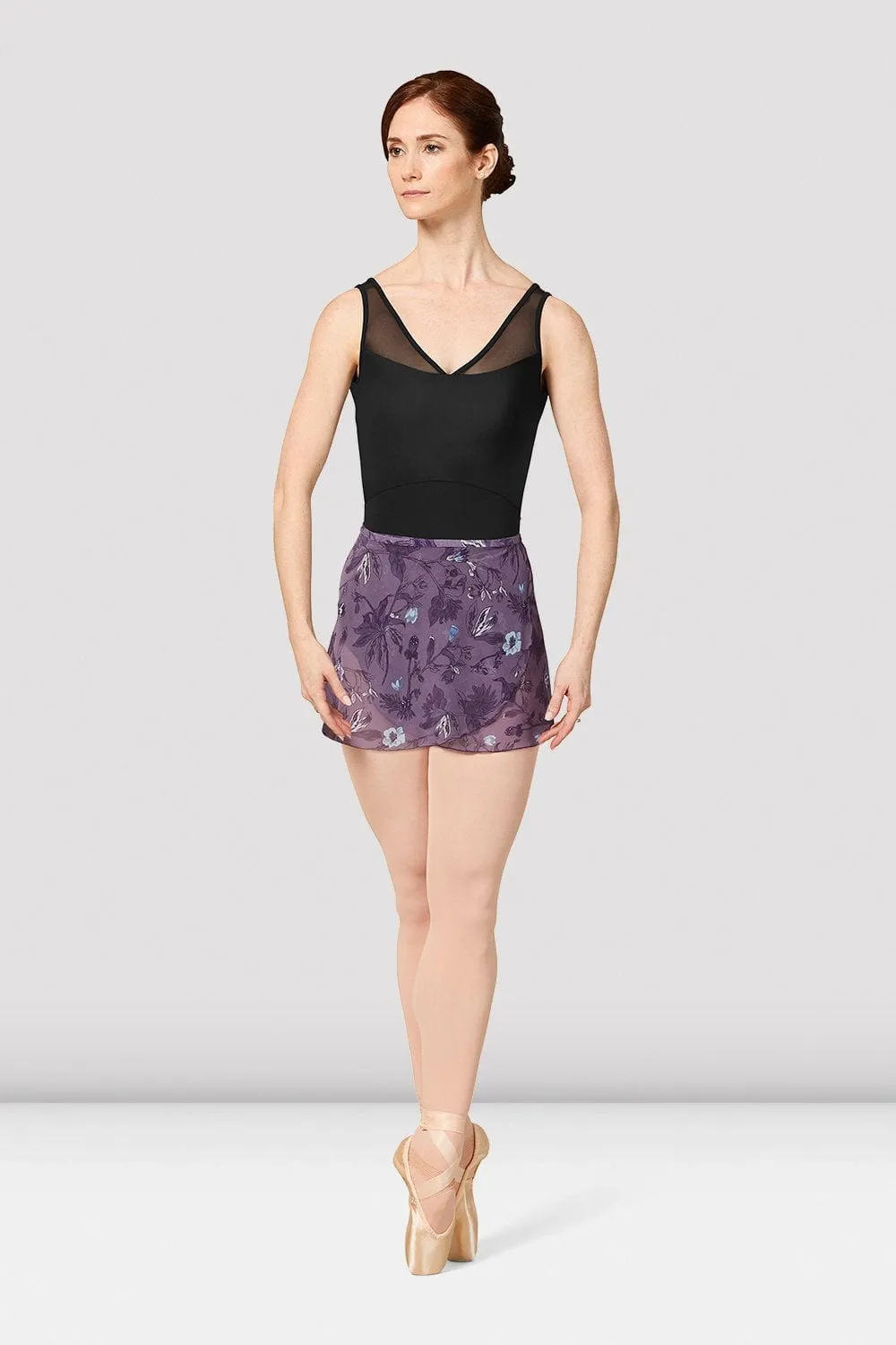 Bloch MS157 Printed Mesh Adult Skirt