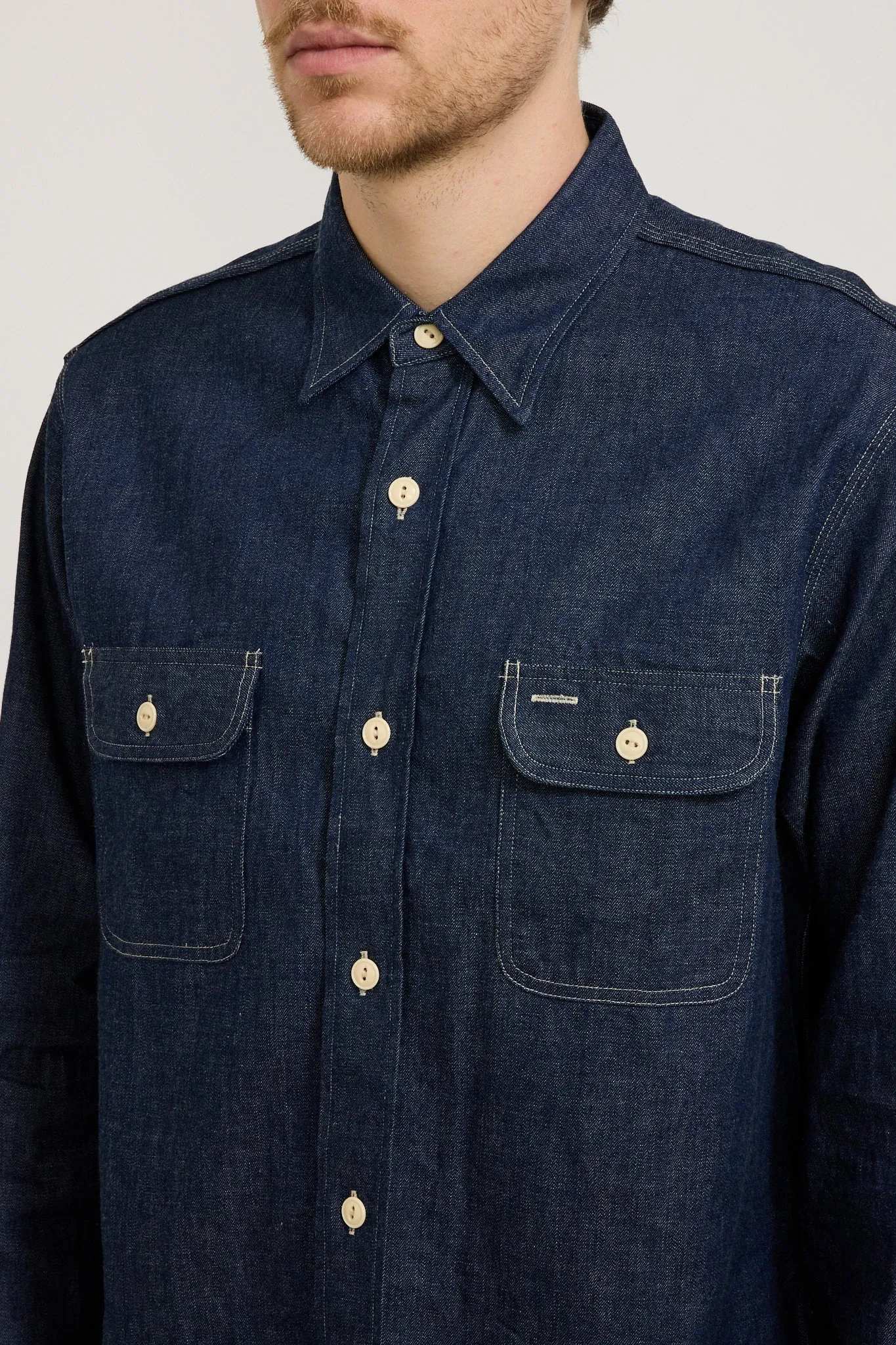 Blue Denim L/S Work Shirt