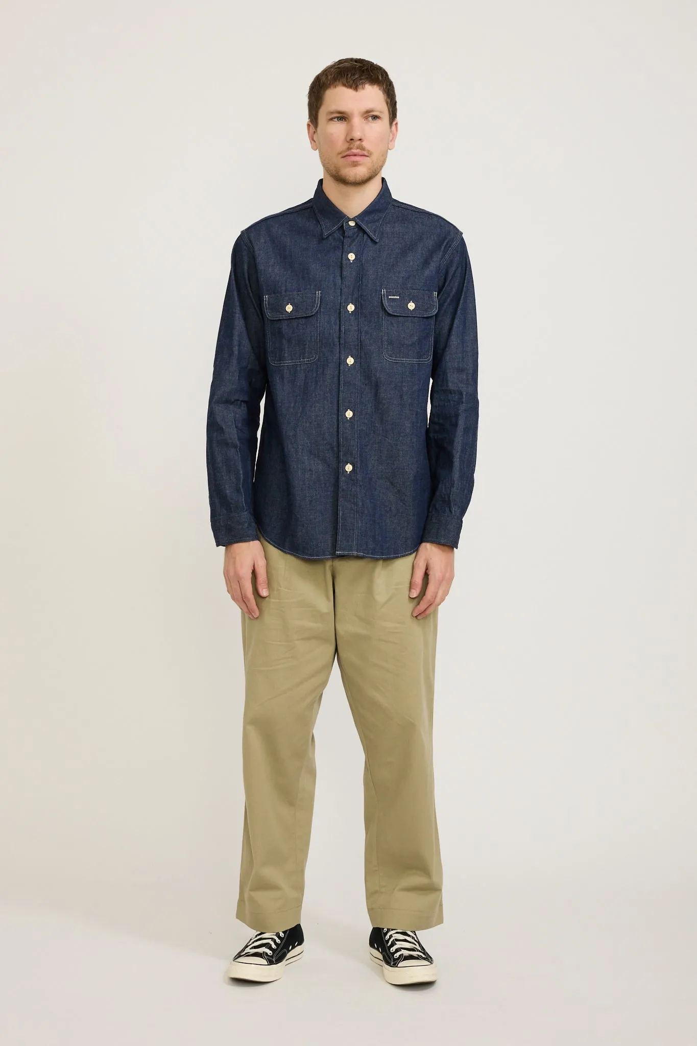 Blue Denim L/S Work Shirt