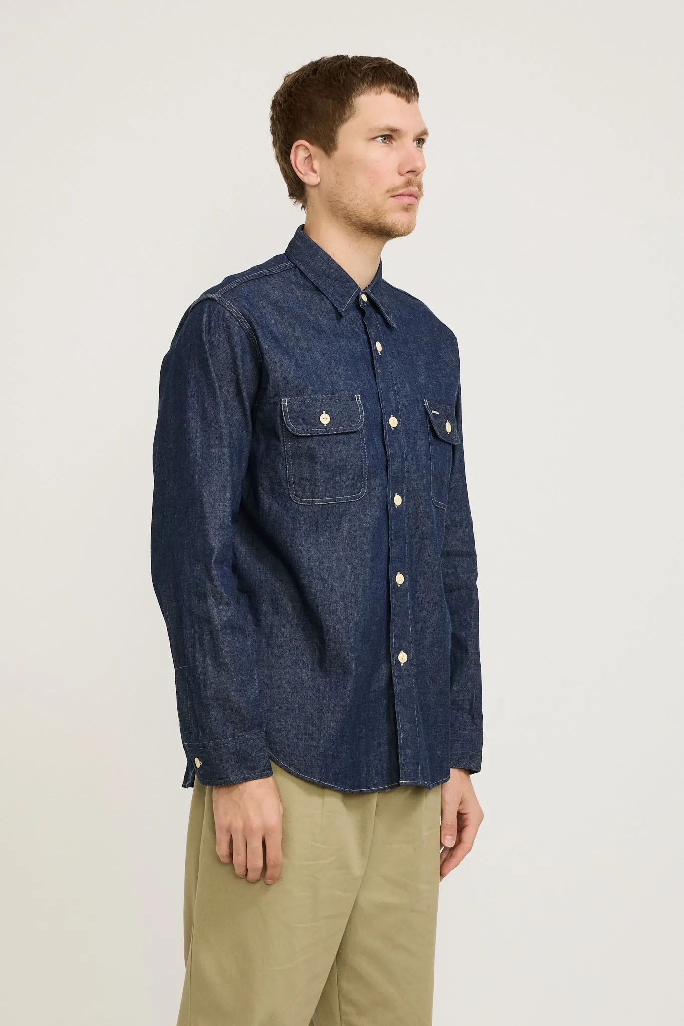 Blue Denim L/S Work Shirt