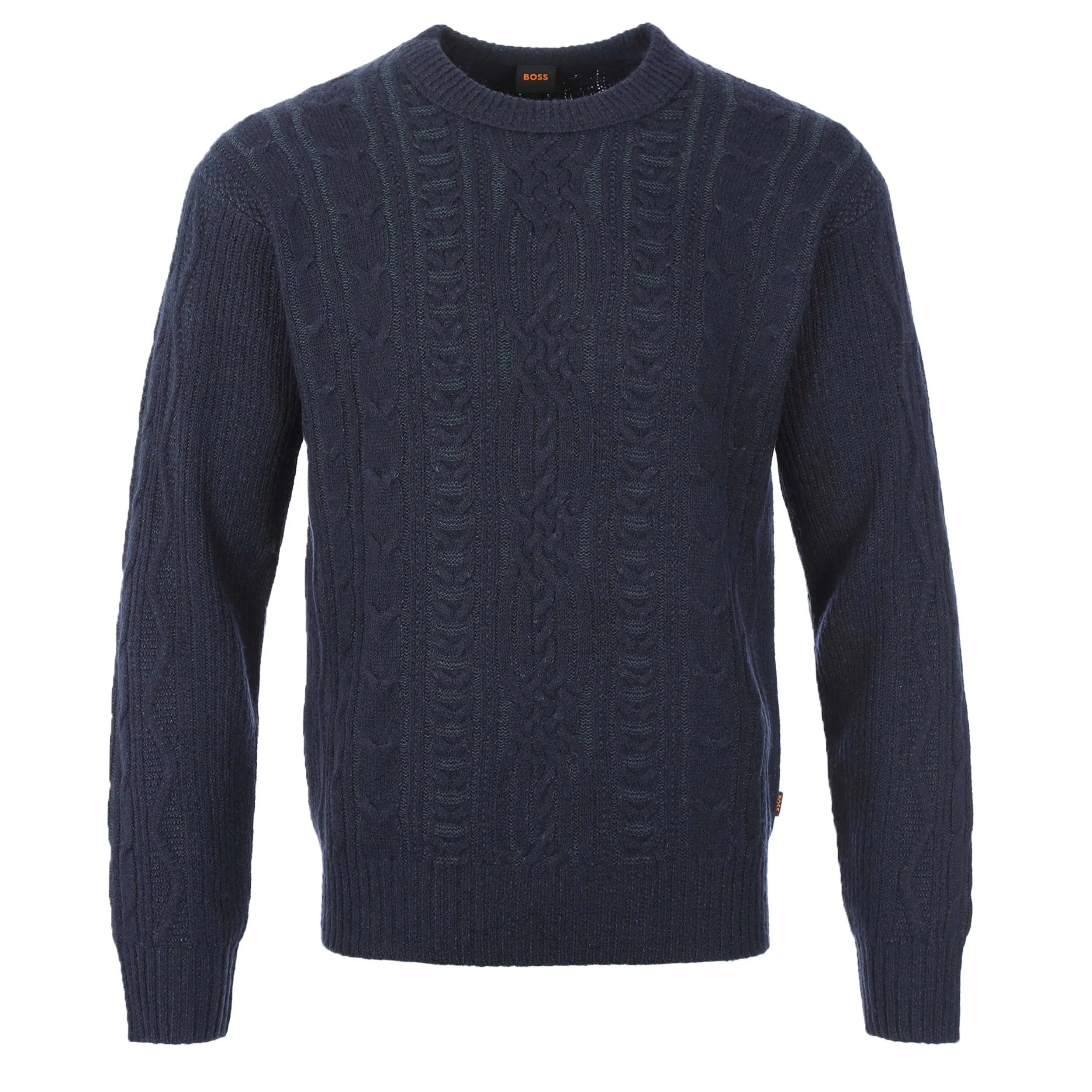 BOSS Kubiel Knitwear in Dark Blue