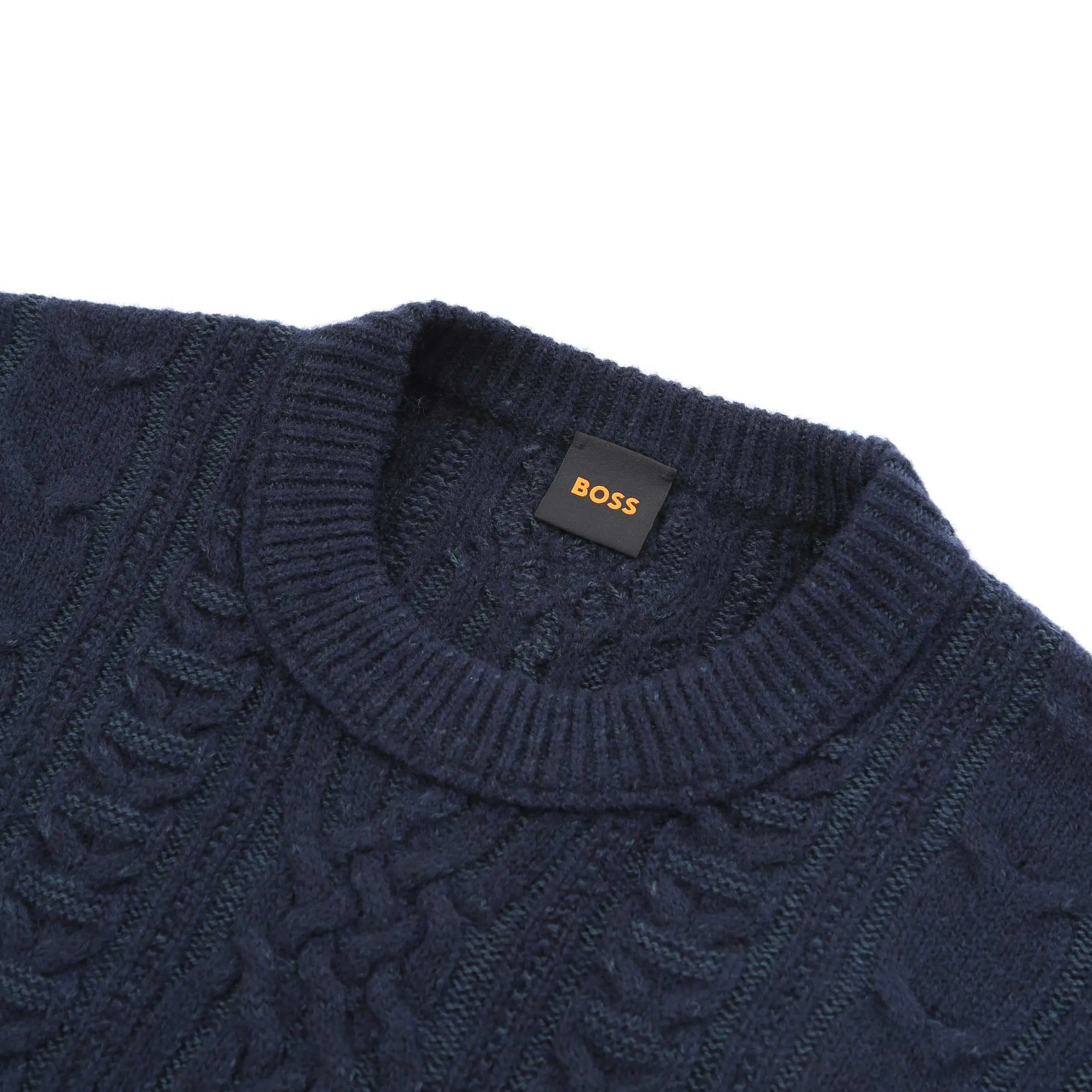 BOSS Kubiel Knitwear in Dark Blue