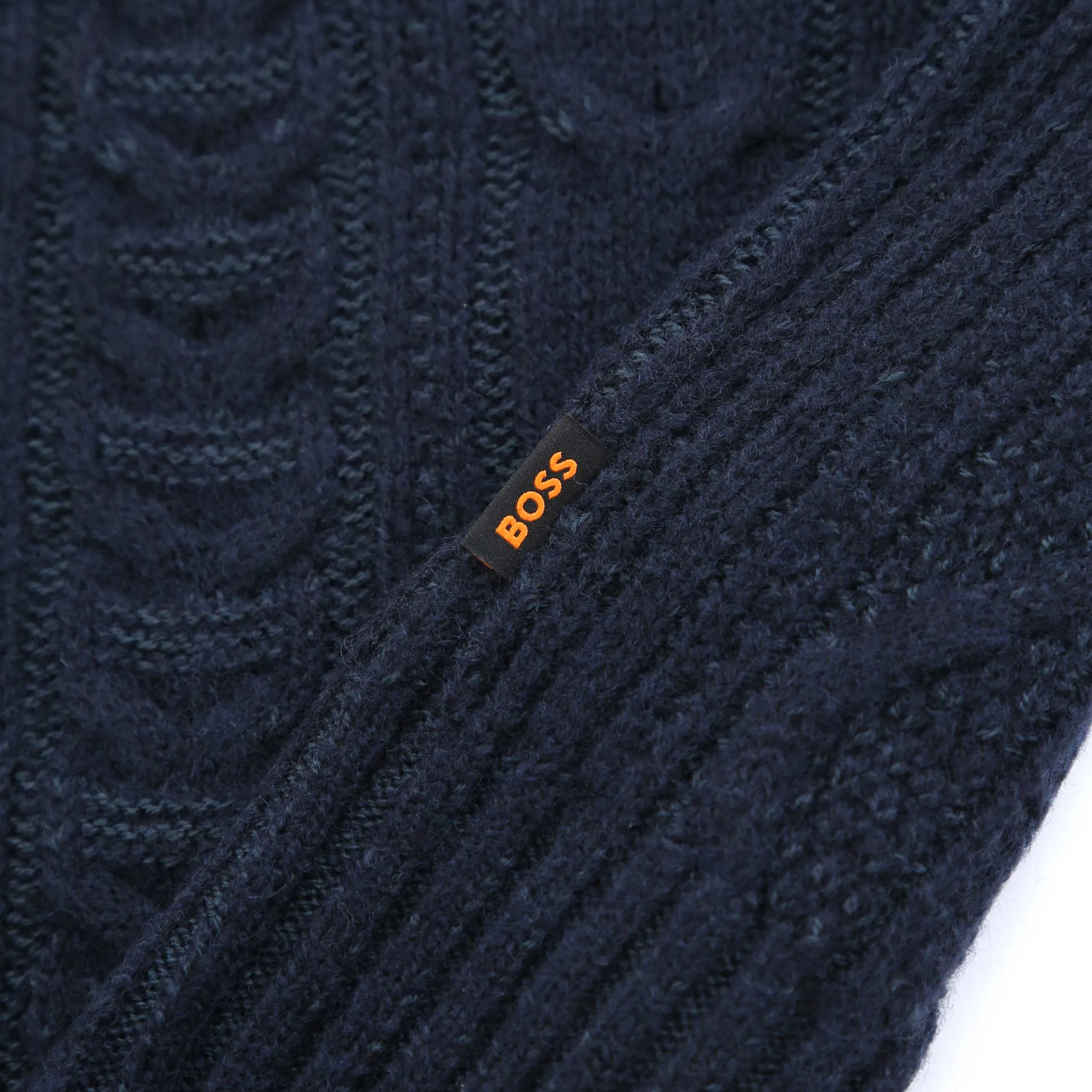 BOSS Kubiel Knitwear in Dark Blue