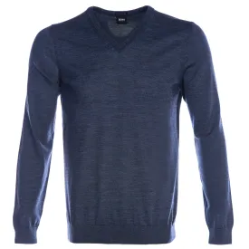 BOSS Melba-P Knitwear in Blue Marle