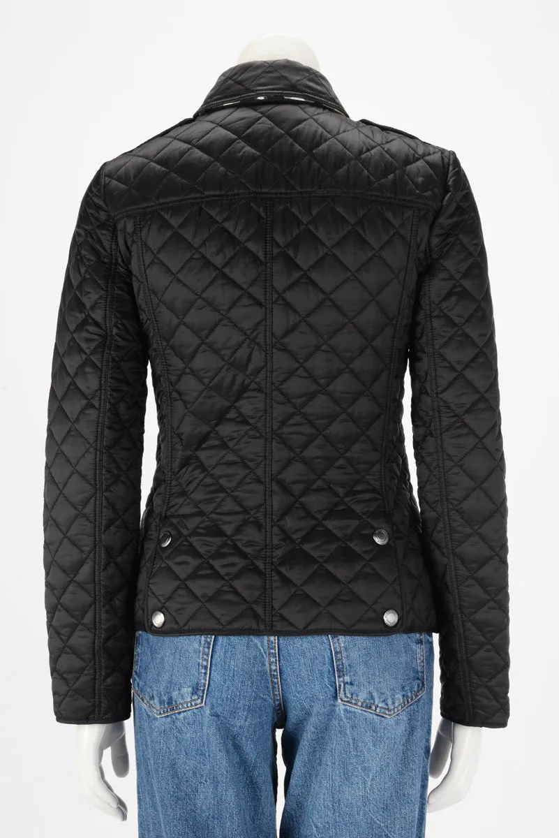 Burberry Brit Black Nylon Quilted Jacket XS