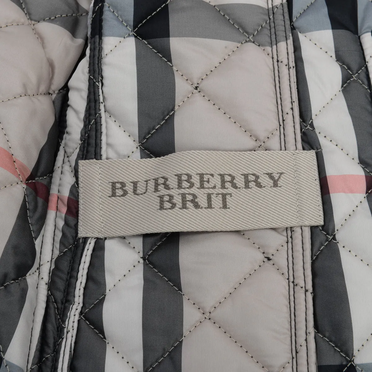 Burberry Brit Black Nylon Quilted Jacket XS