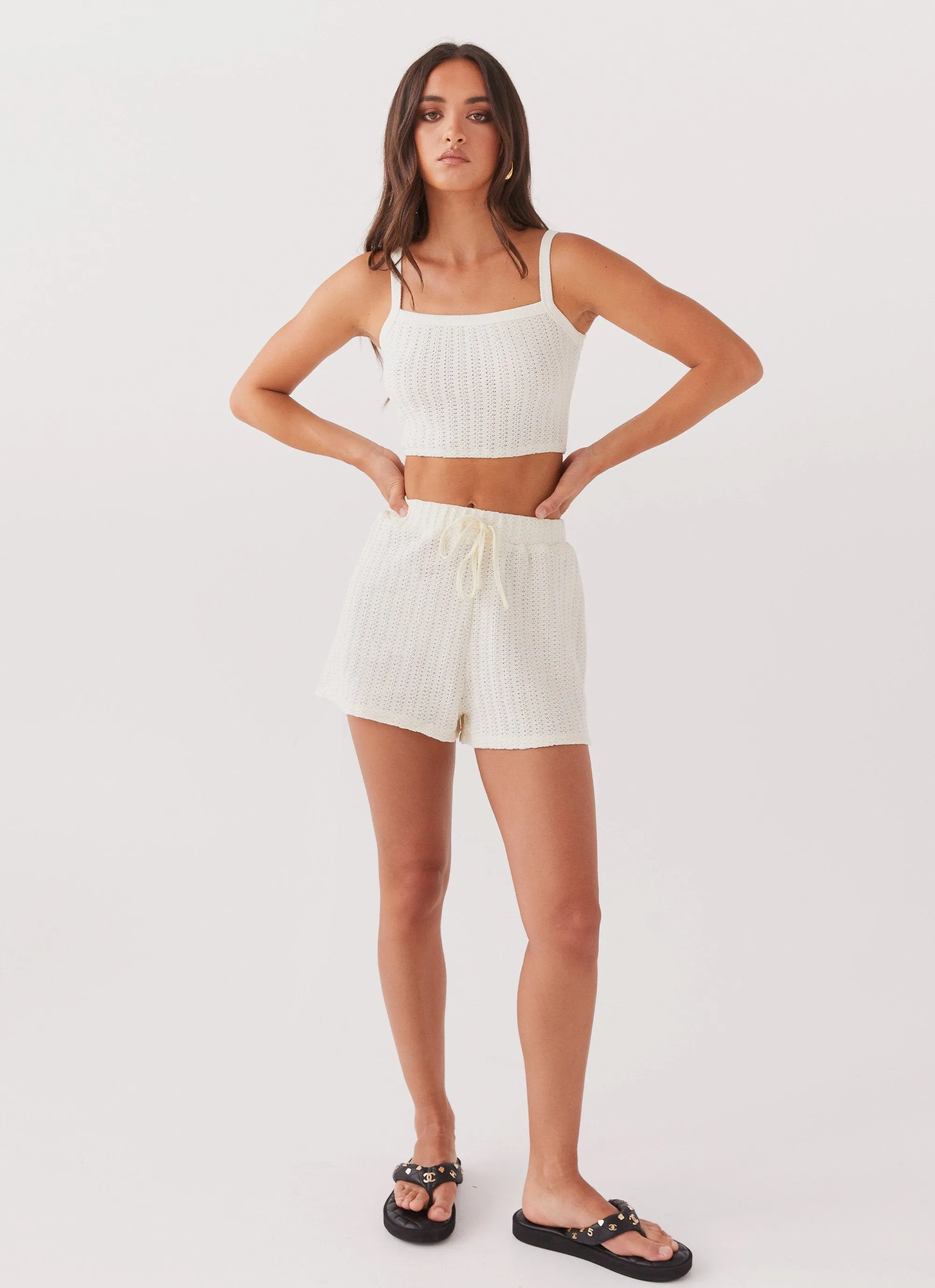 By The Bay Knit Top - Ivory