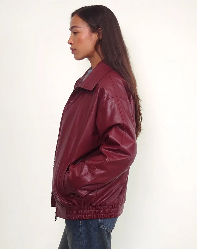 Cavita Jacket in Burgundy