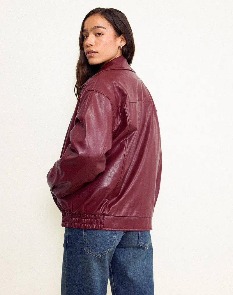 Cavita Jacket in Burgundy