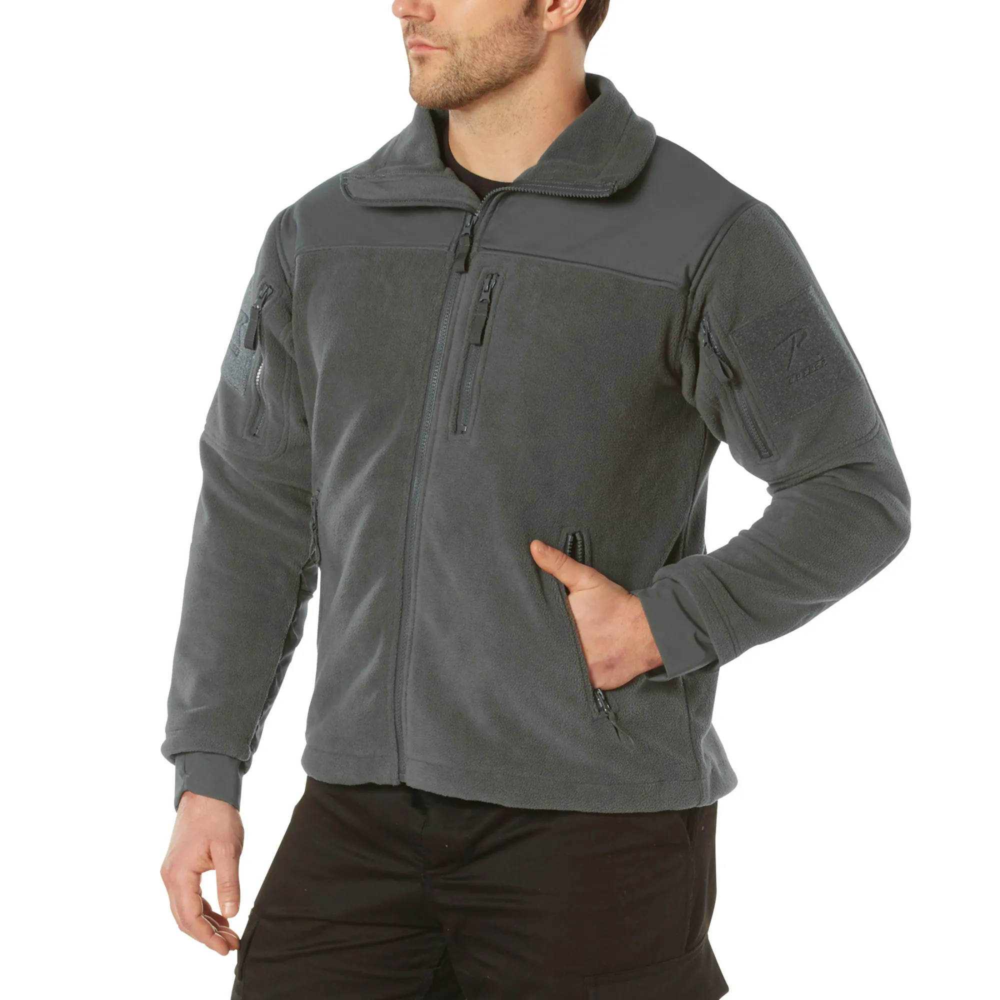 Charcoal Grey - Spec Ops Tactical Fleece Jacket