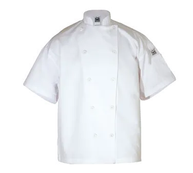 Chef Coat White Short Sleeve, 2XL