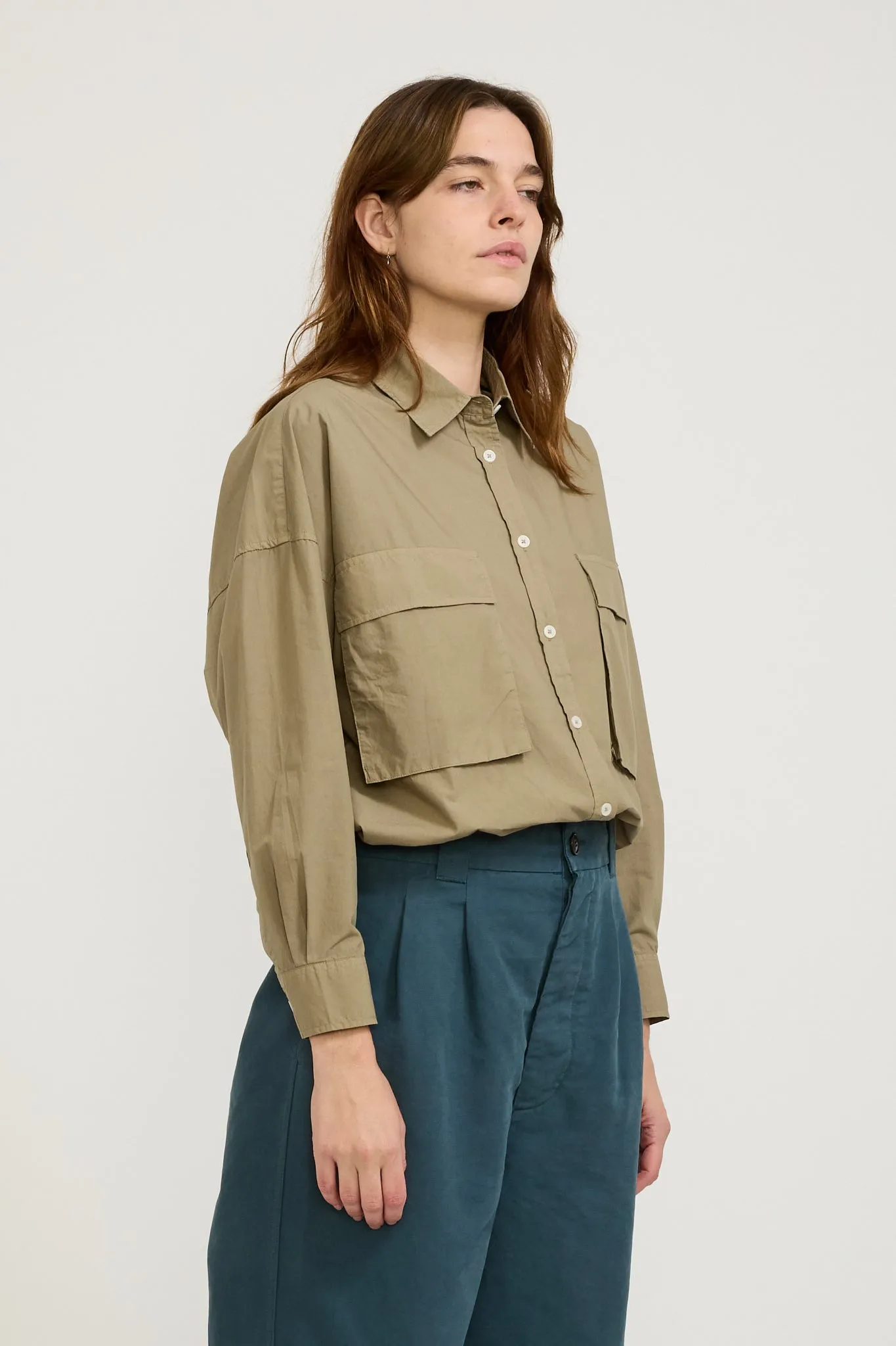 Chiara Utility Shirt Khaki