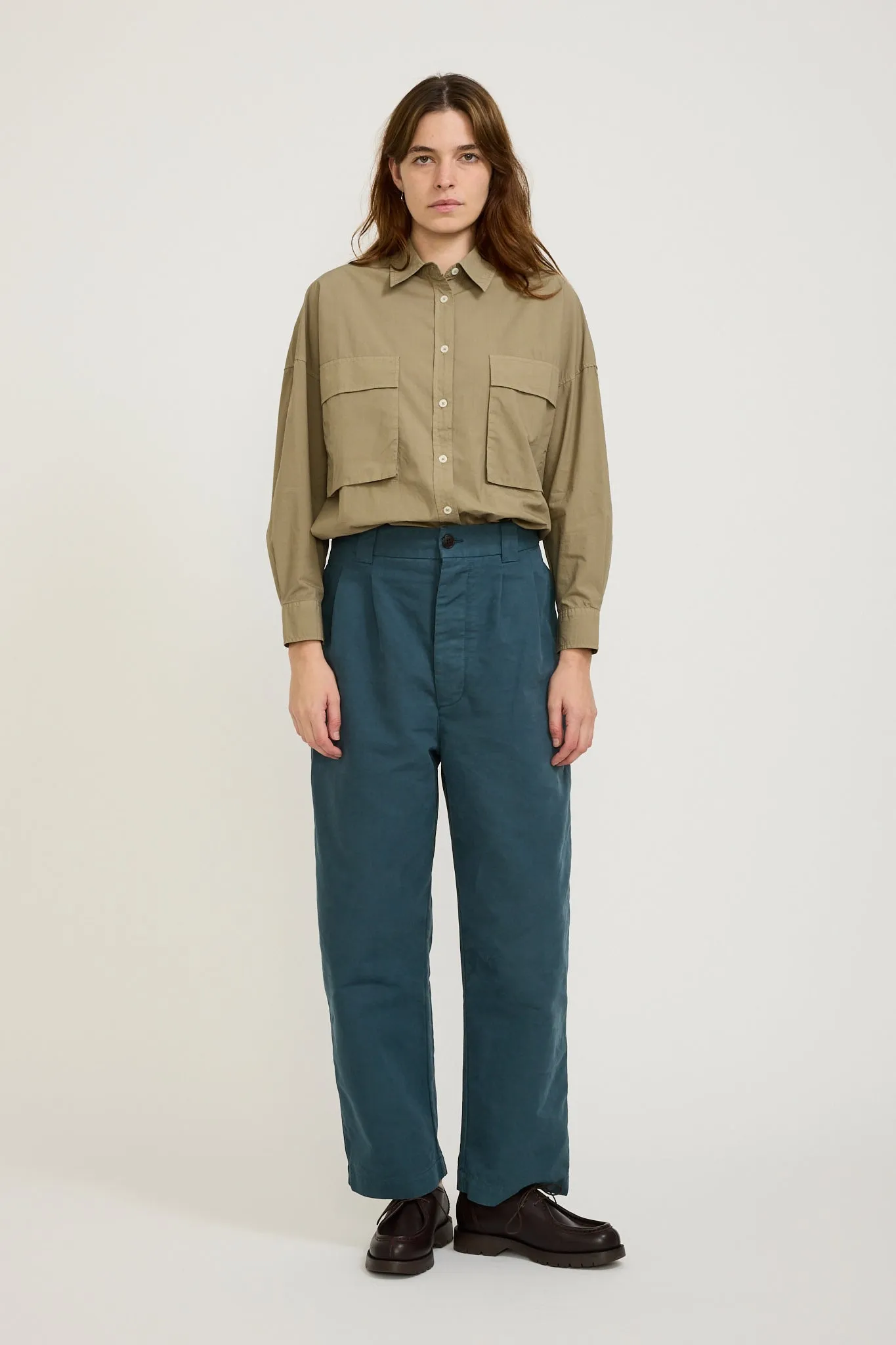 Chiara Utility Shirt Khaki