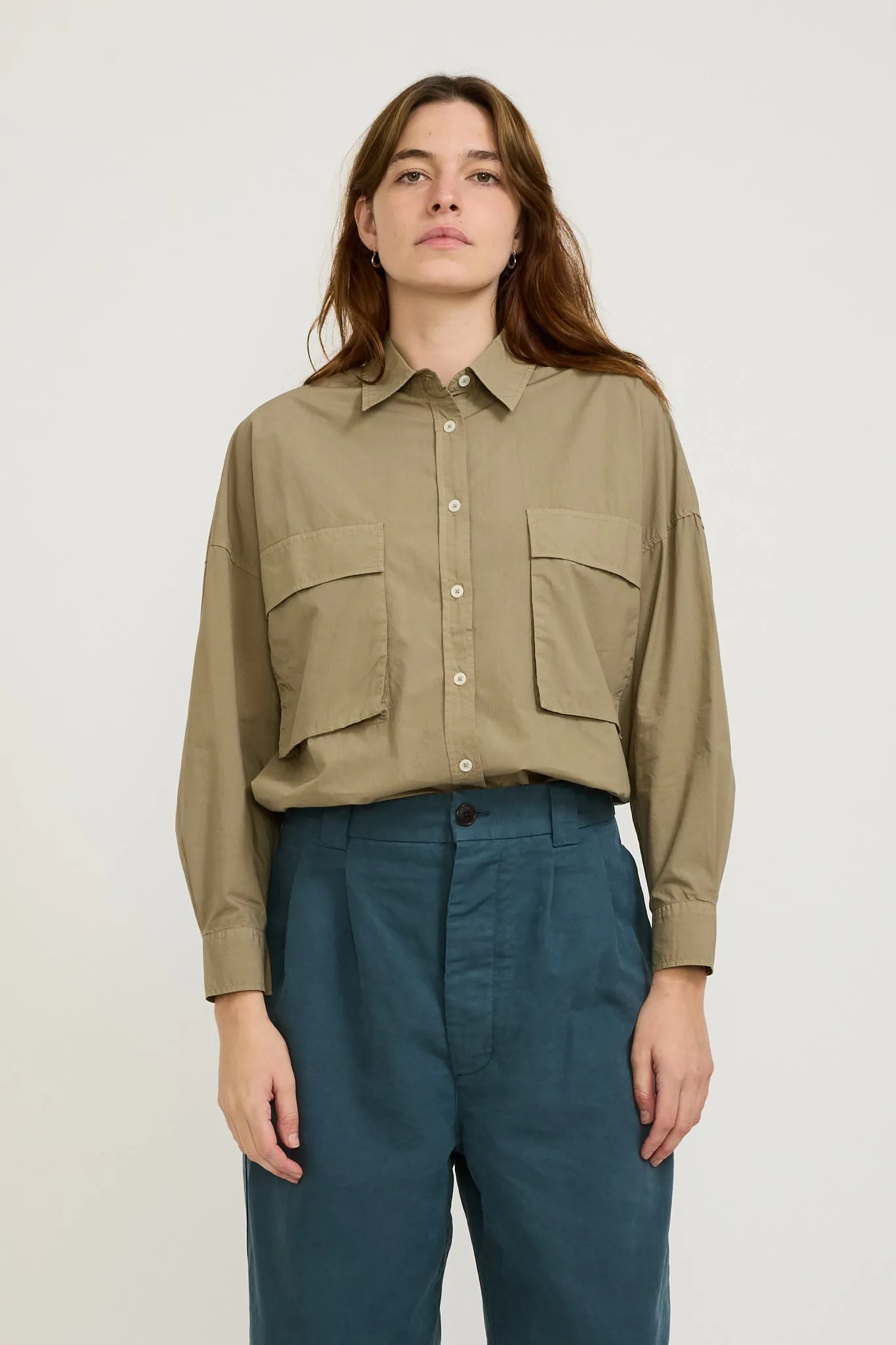 Chiara Utility Shirt Khaki