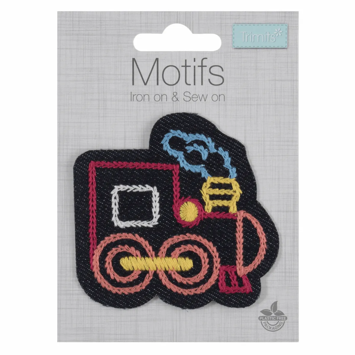 Children's Train - Iron -On & Sew-On Patch