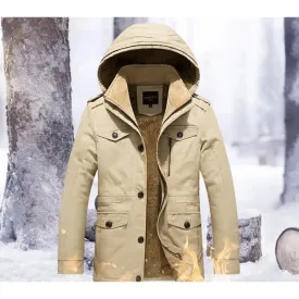 Commander Hooded Military Coat