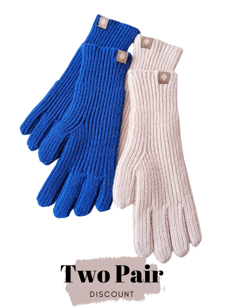 Elegant Warm Women's Touchscreen Gloves - In 10 Chic Colors!