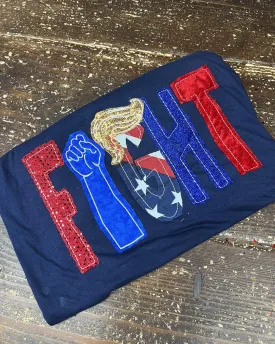 FIGHT for TRUMP Tee - American Flag G