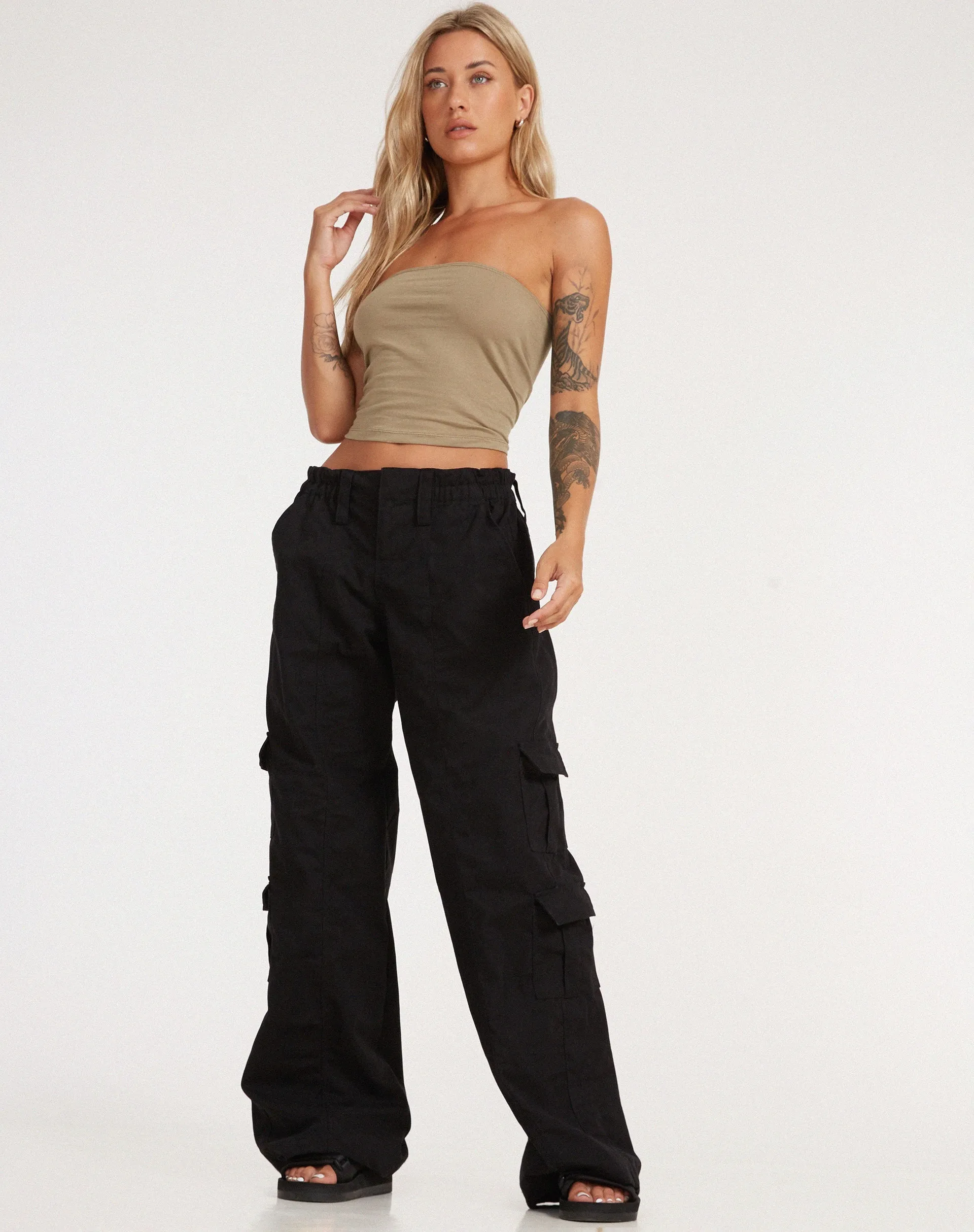 Hansa Cargo Trouser in Black