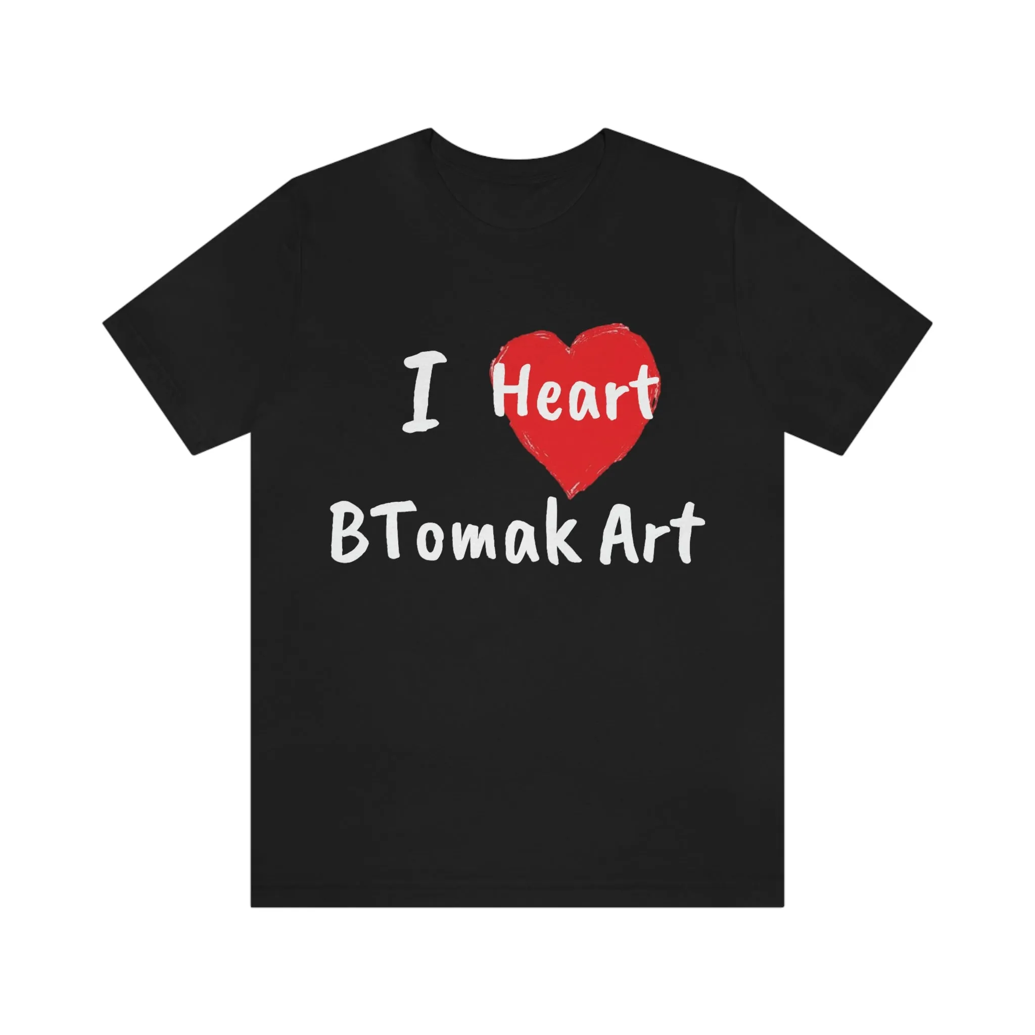 I Heart BTomak ArtUnisex Jersey Short Sleeve Tee