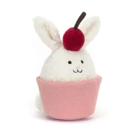 Jellycat Dainty Dessert Bunny Cupcake