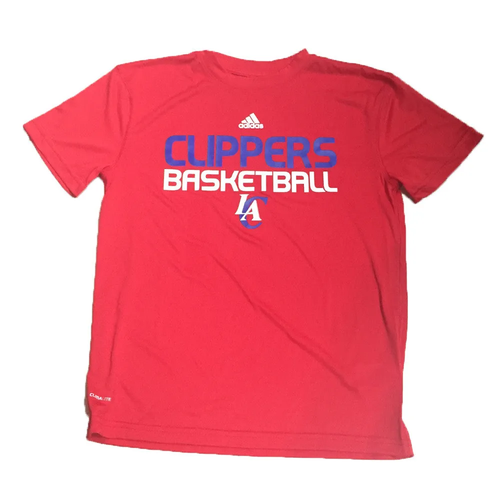 Los Angeles Clippers Adidas ClimaLite Red Youth Shirt