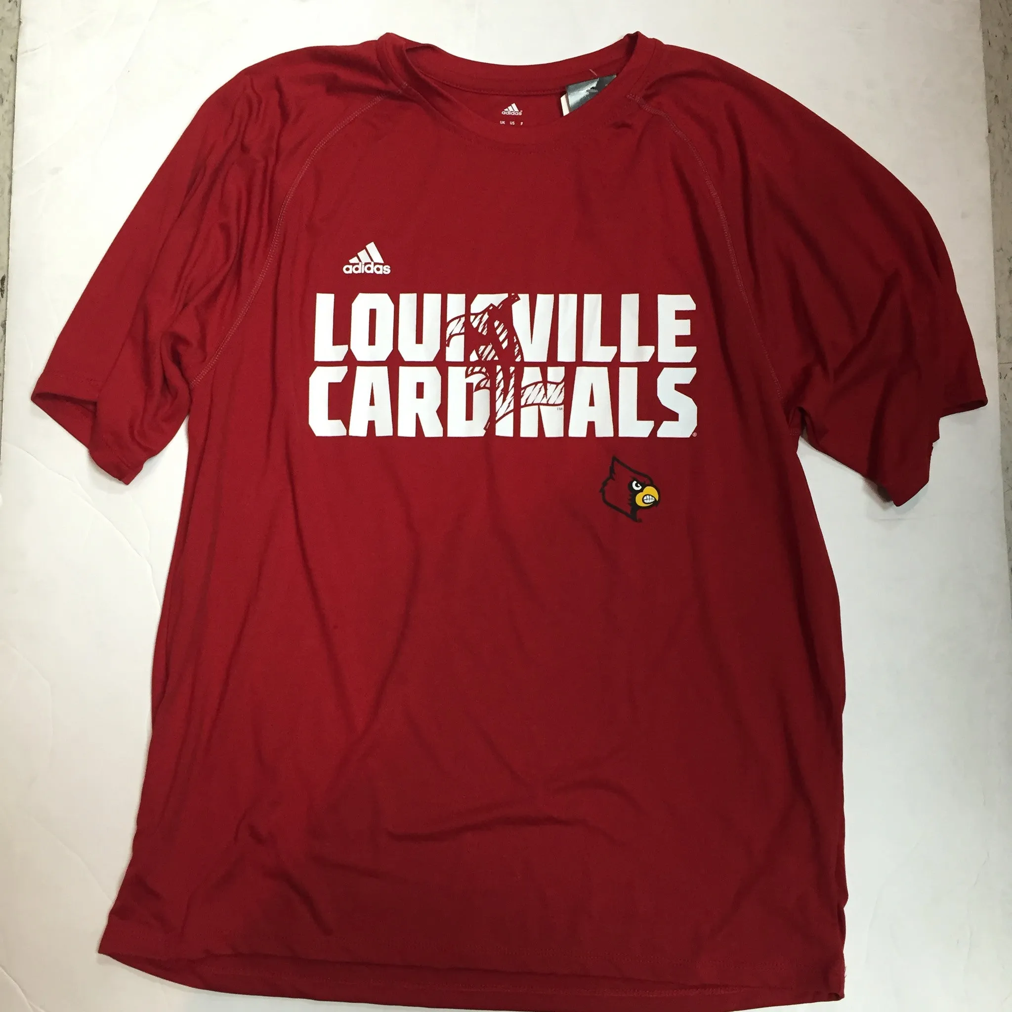 Louisville Cardinals Adidas Red Sideline Razor Adult Shirt