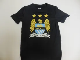 Manchester City Football Club M.C.F. C. BPL Youth Navy Performance Adidas T-Shirt