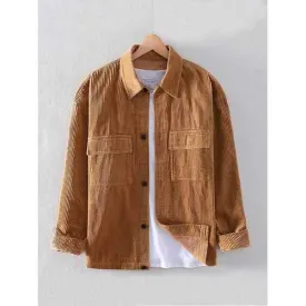 Mens Corduroy Plain Shirts