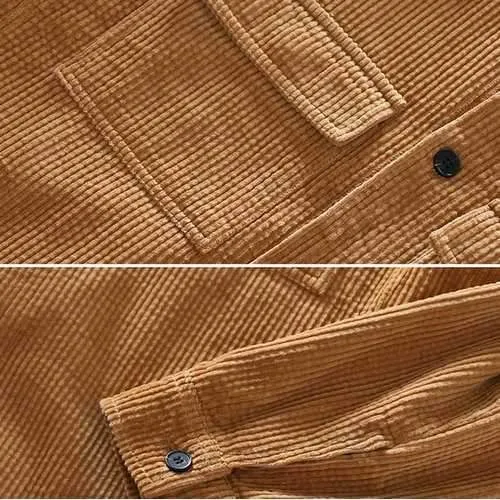 Mens Corduroy Plain Shirts