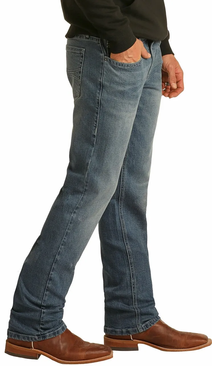 Men's Rock & Roll Hooey Revolver Straight Leg Jean