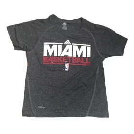 Miami Heat Adidas ClimaLite Black Practice Youth Shirt