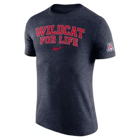 NCAA Arizona Wildcats Nike For Life Tri-Blend Tee