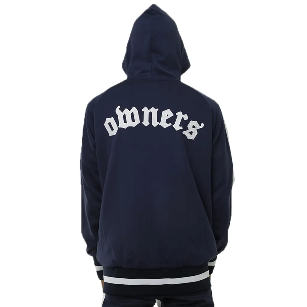 Own The Team Double Stripe Track Jacket Navy