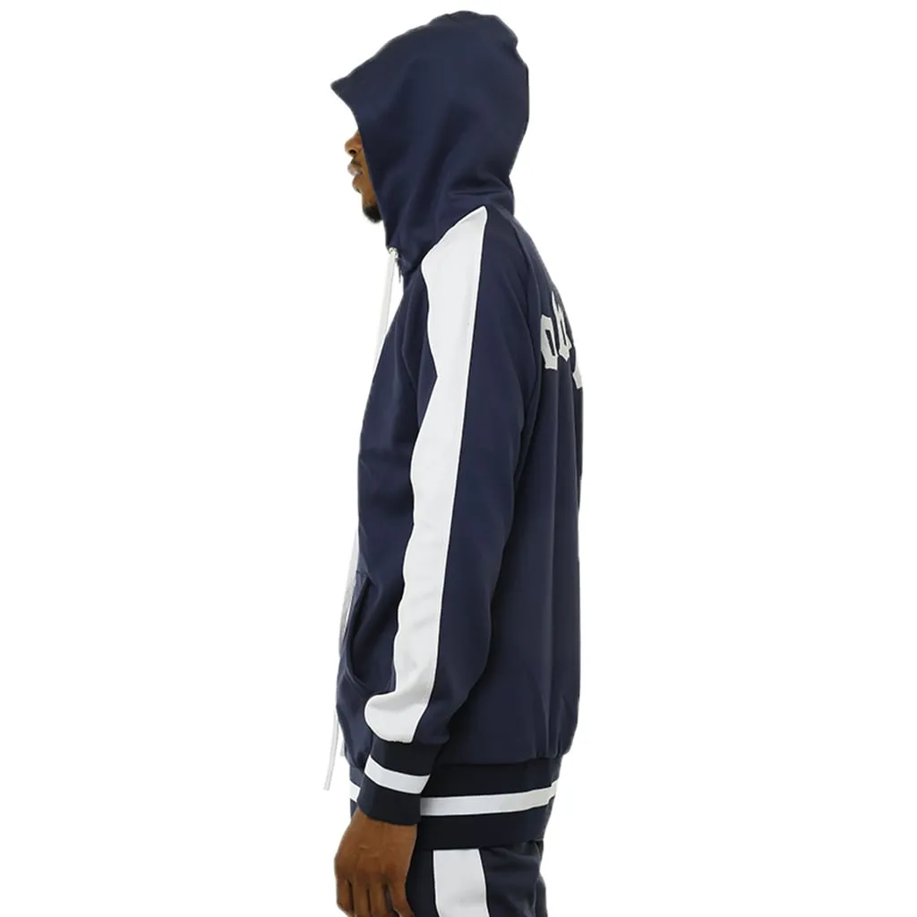 Own The Team Double Stripe Track Jacket Navy