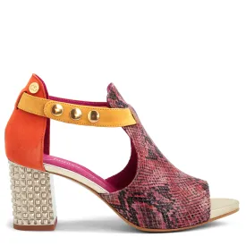 Rayon - Coral orange sandal Last pairs 38 & 40