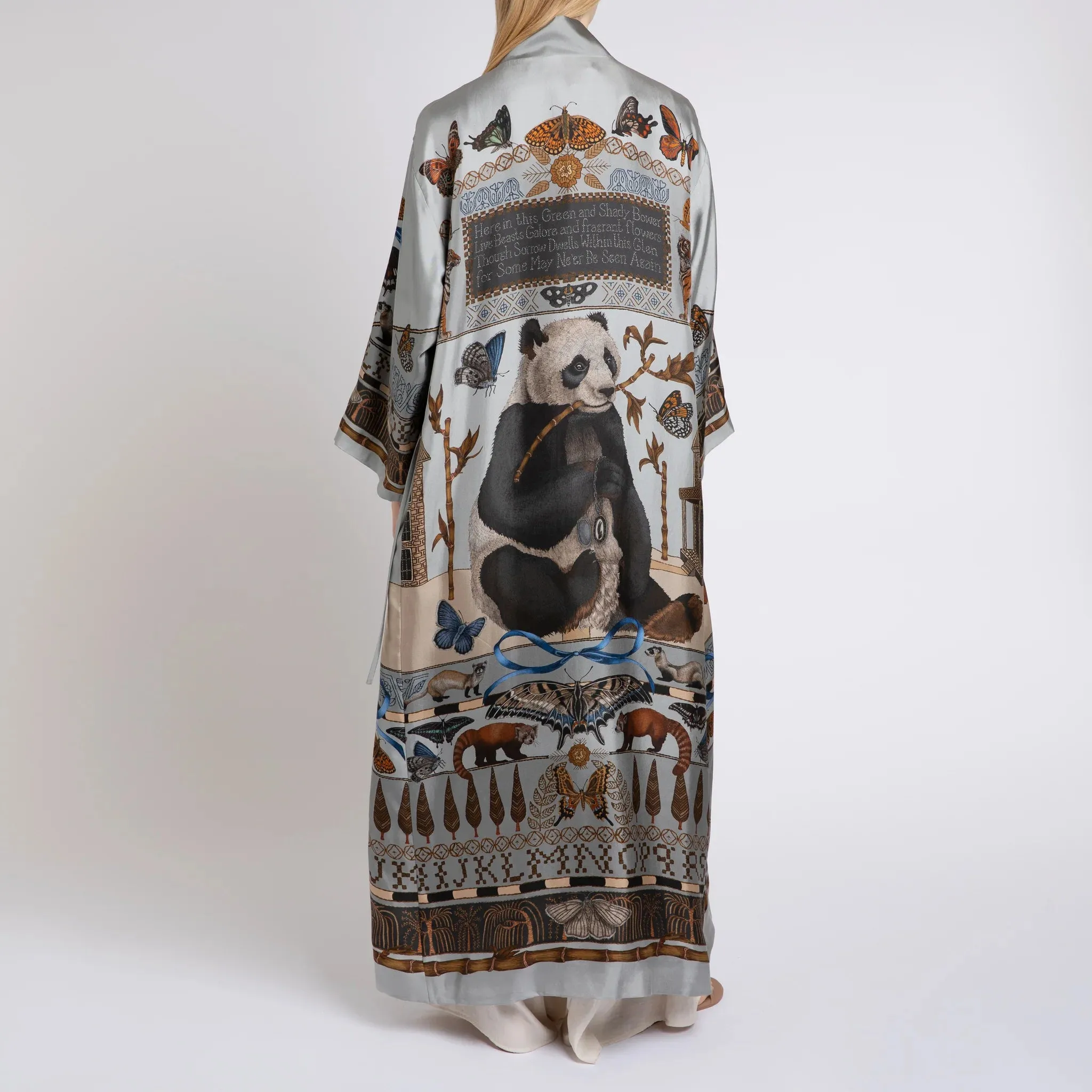 Sabina Savage "The Butterfly Panda" Loose Kimono