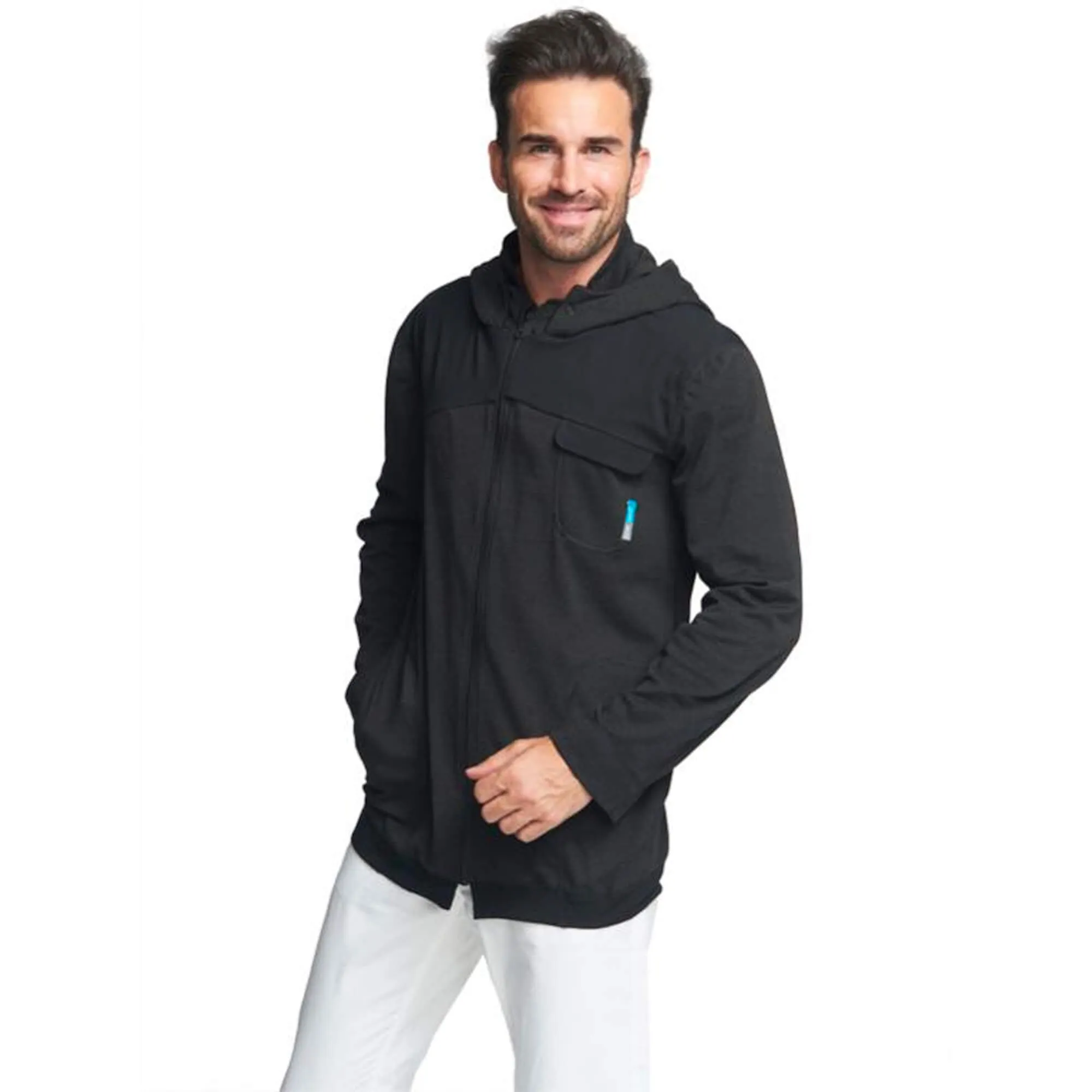 Silver25® EMF Protection Mens Hooded Jacket