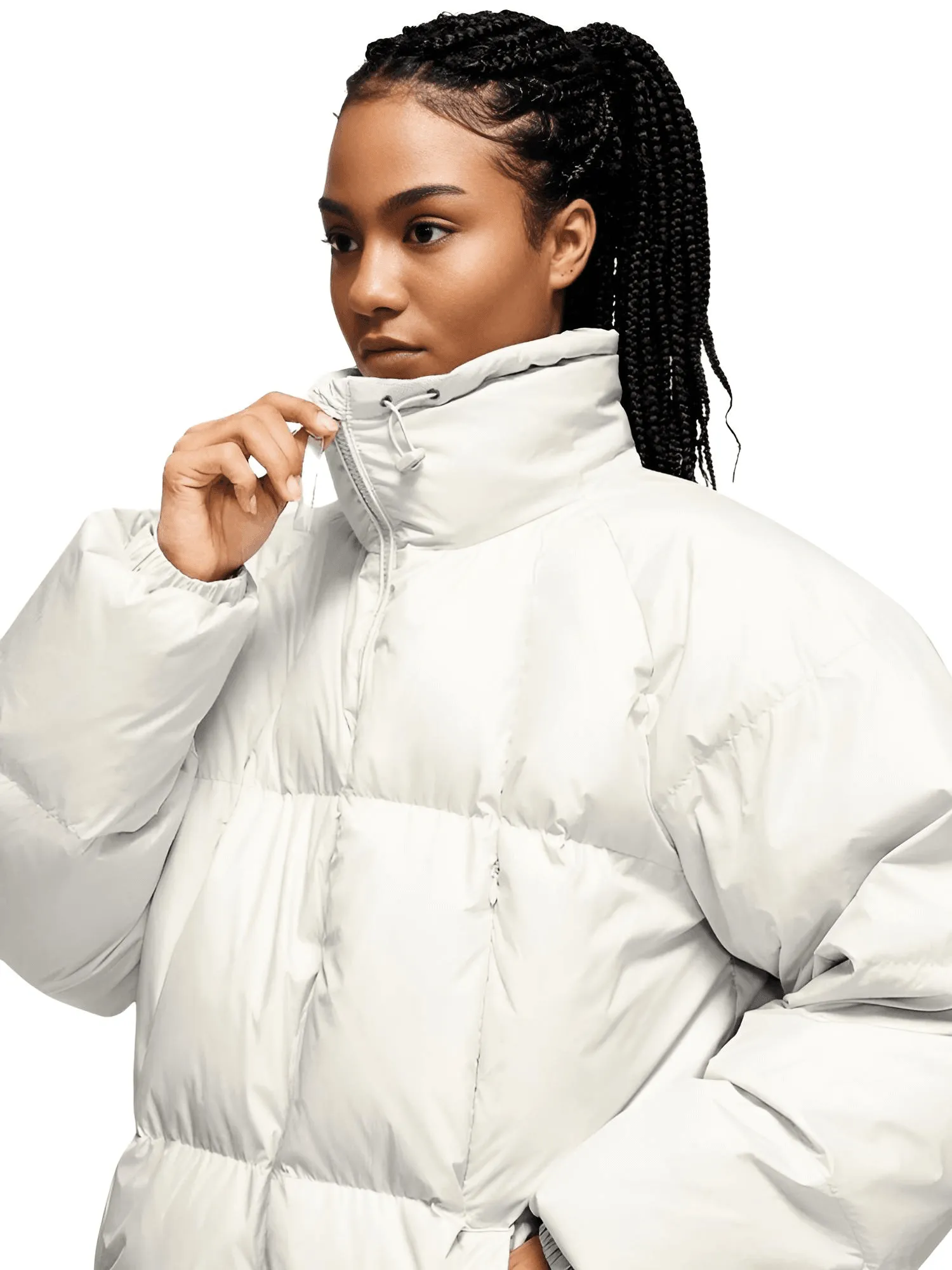 Solid Color Windproof White Duck Down Puffer Jackets for Men & Women