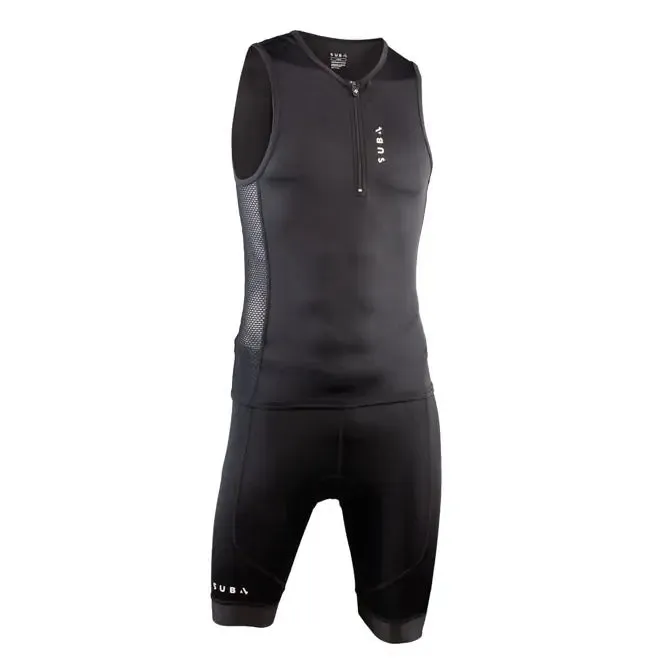 Sub4 Men's Endurance Tri Singlet- Action Black